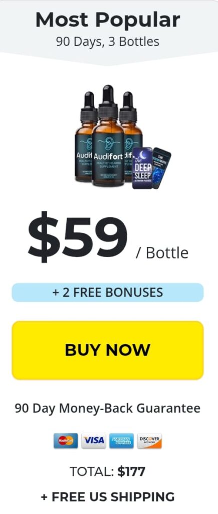 Audifort-pricing-table